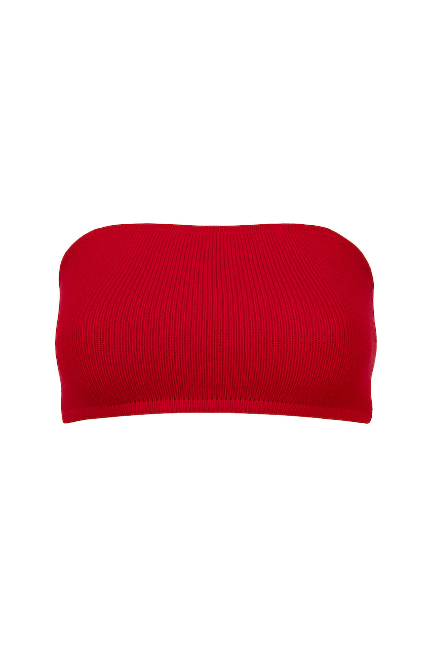 Cashmere Bandeau - Red Hot