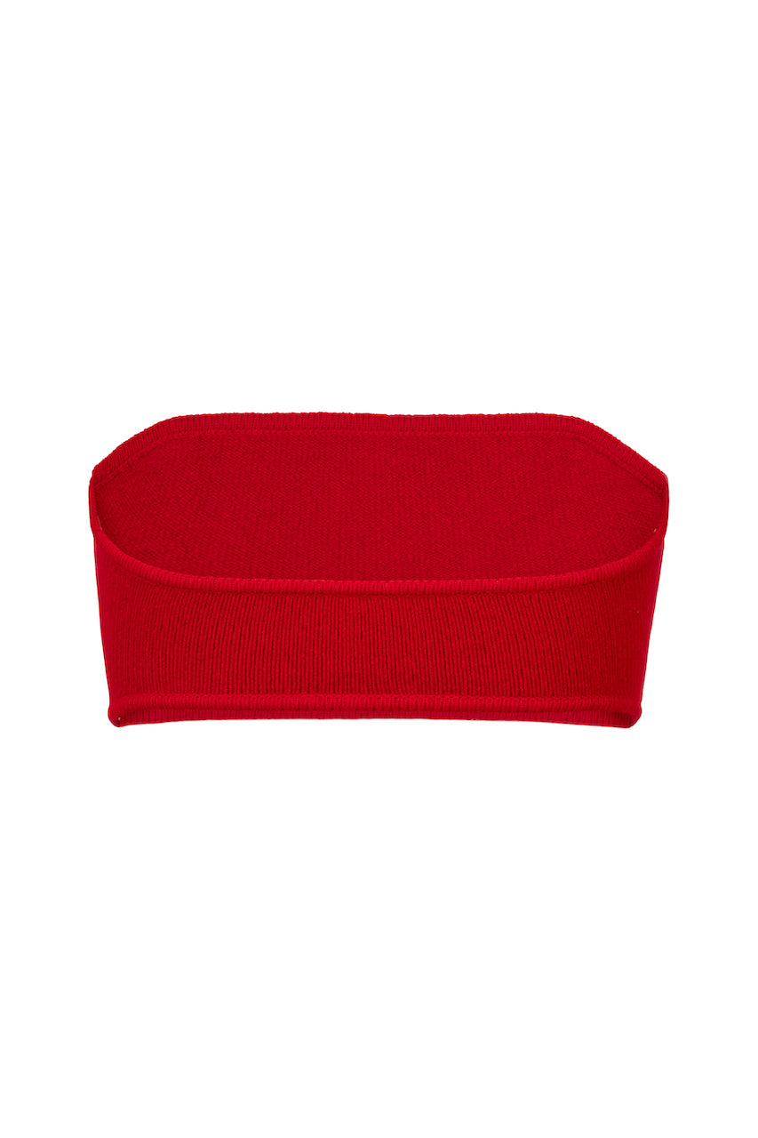 Cashmere Bandeau - Red Hot