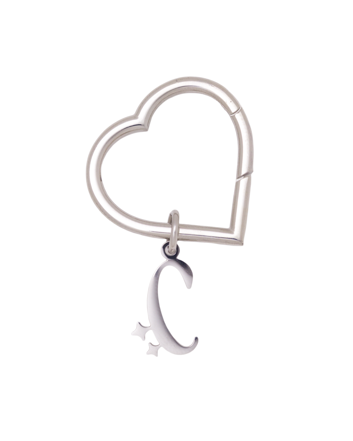 Heart Clasp - Silver