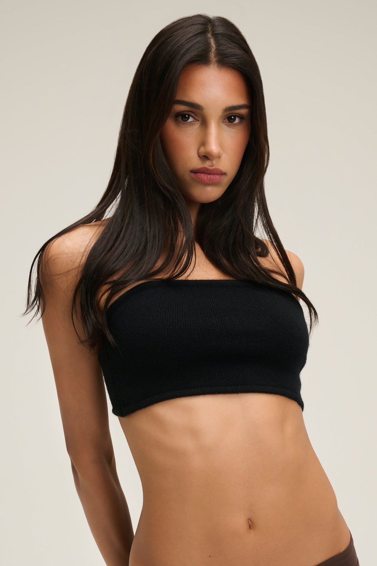 Cashmere Bandeau - Black