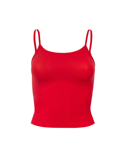 Thin Strap Tank - Red Hot