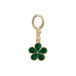 Green Flower - Gold