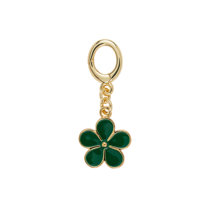 Green Flower - Gold