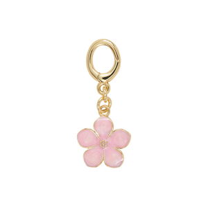 Pink Flower - Gold