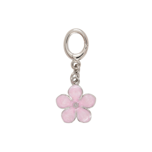 Pink Flower - Silver