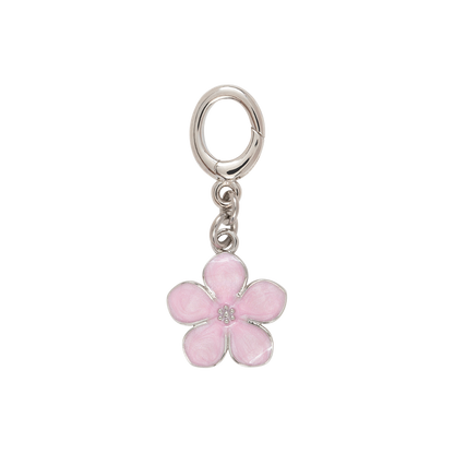 Pink Flower - Silver