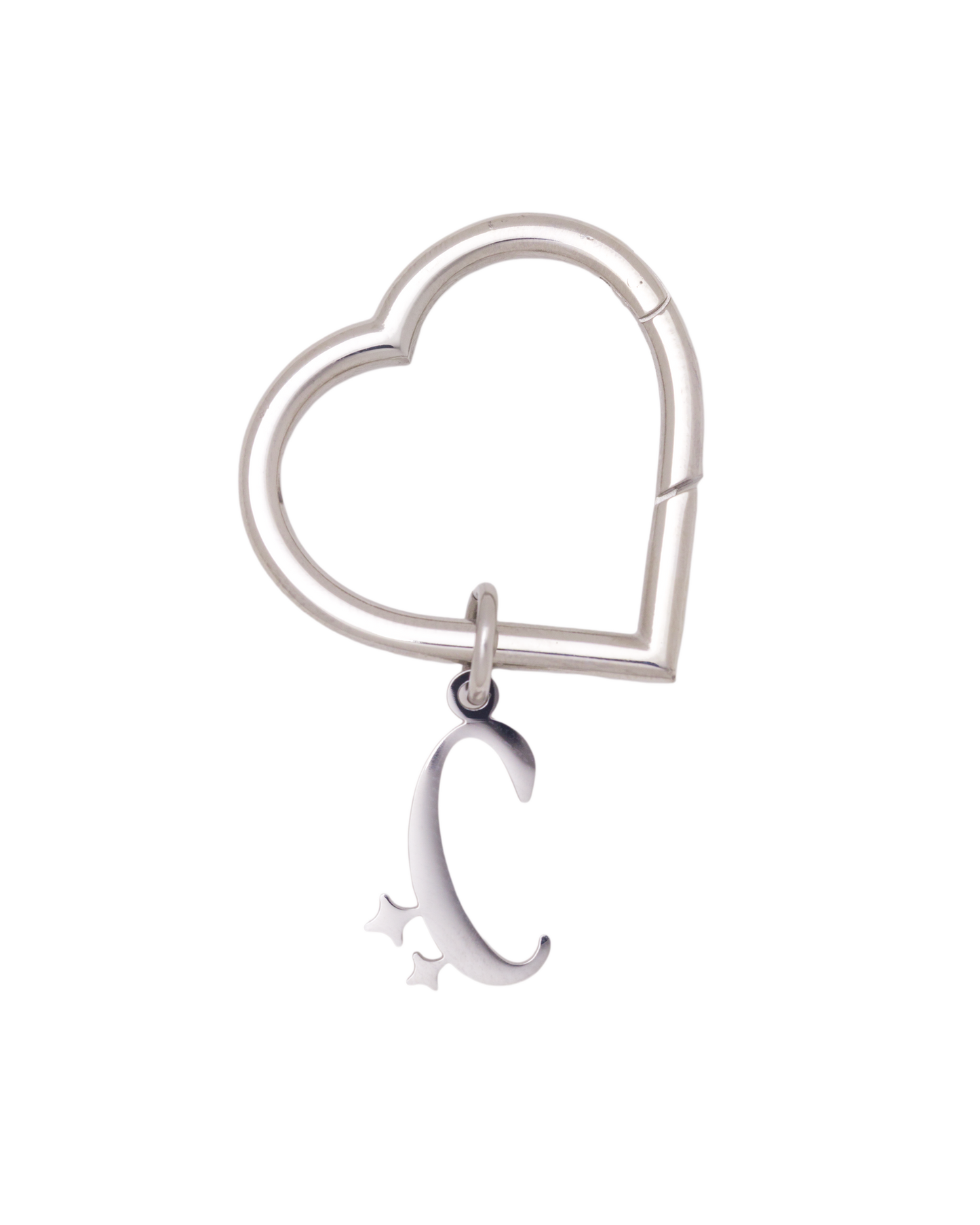 Heart Clasp - Silver