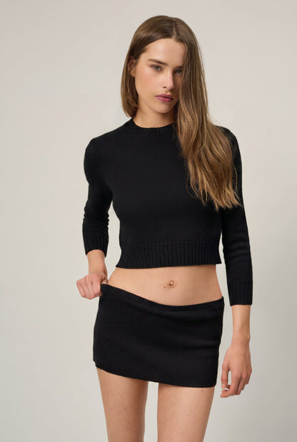 The Cashmere Mini Skirt
