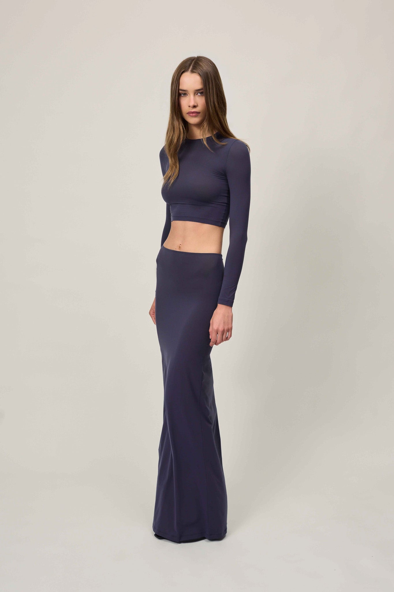 The Bowie Long Skirt - Navy