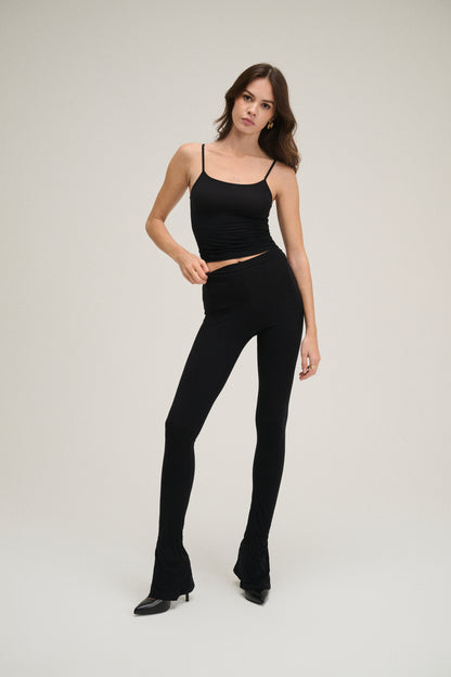 Thin Strap Tank - Black