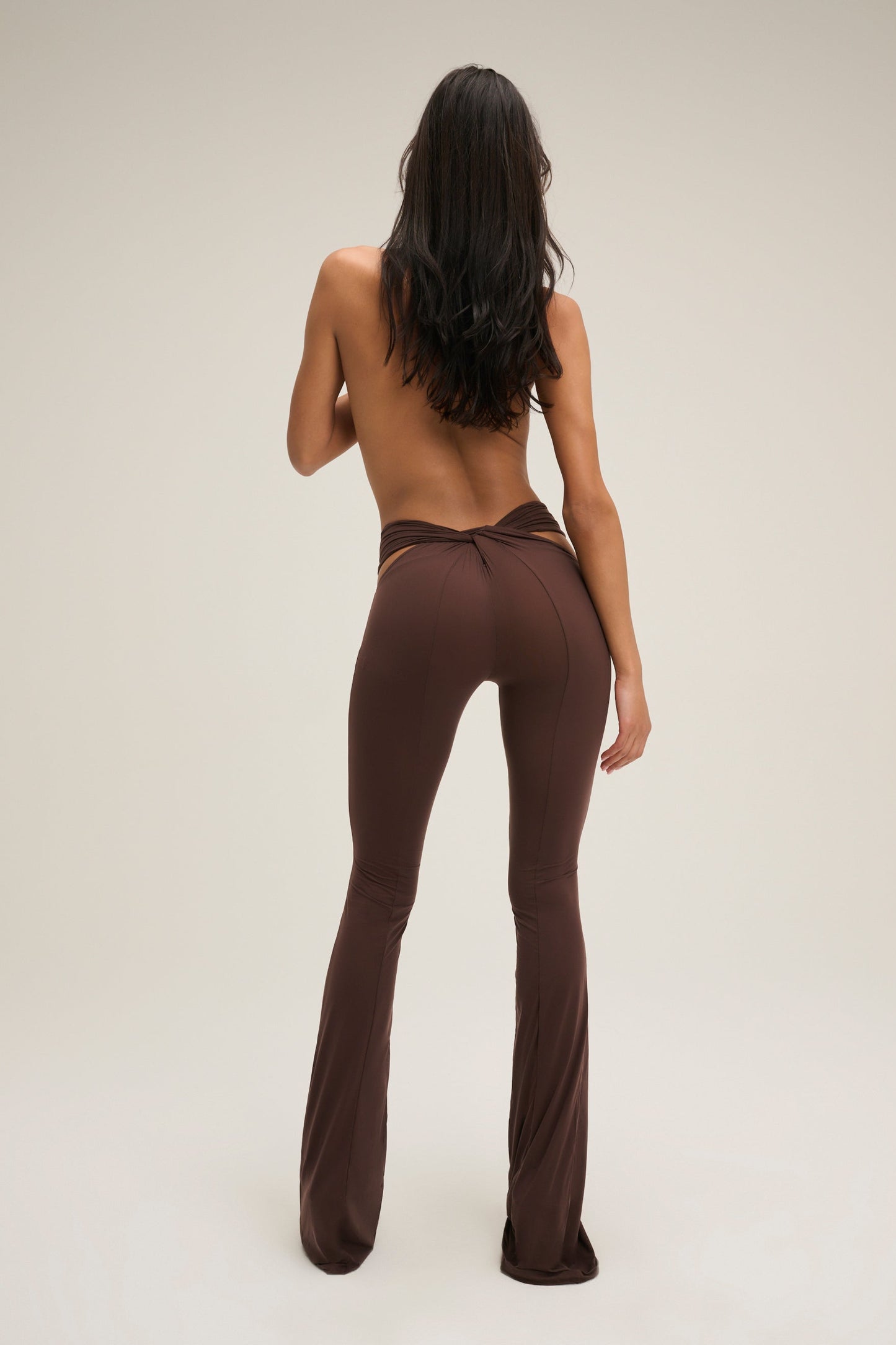 The Prince Cross Pant - Brown