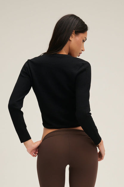 Cashmere Cardigan - Black